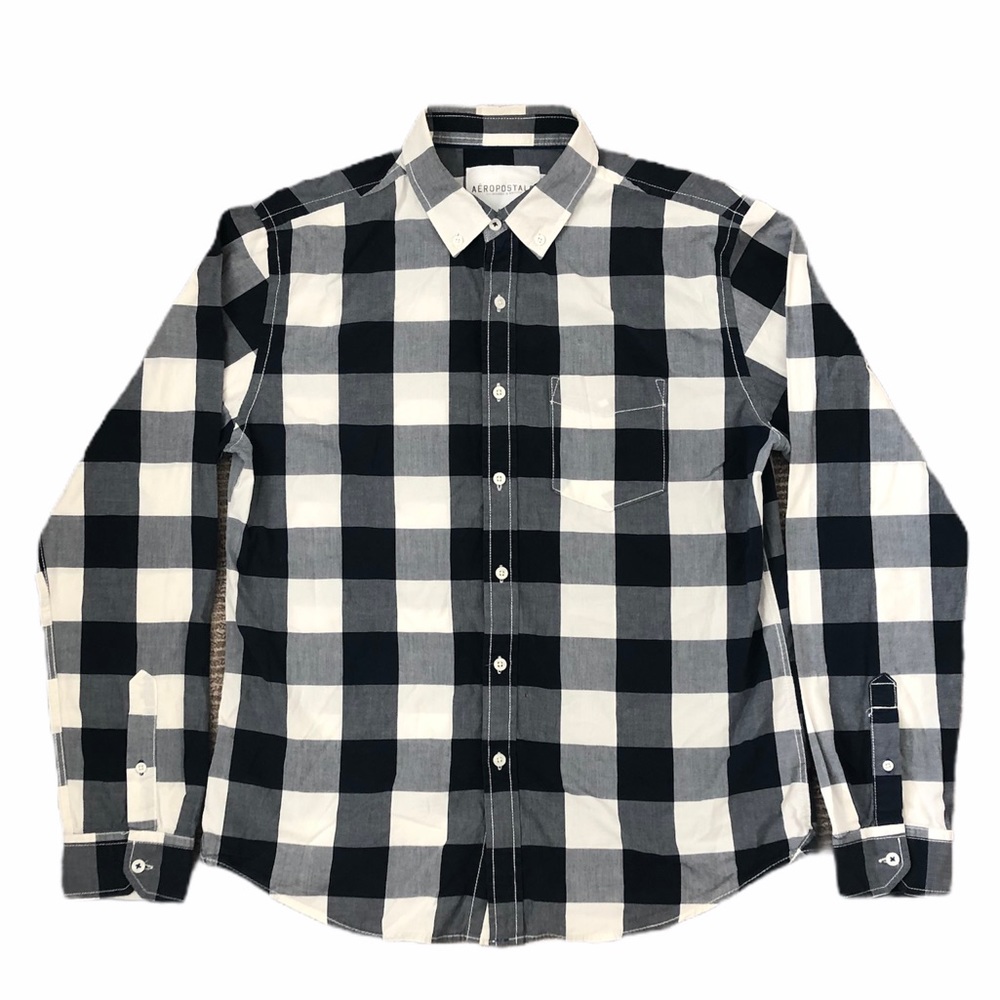 Aeropostale Plaid Button Up Shirt